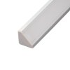 LED profil R6 stříbrný rohový 16*16 - Profil bez krytu 1m