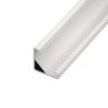 LED profil R6W bílý rohový 16*16 - Profil bez krytu 2m