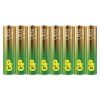Alkalická baterie GP Ultra AAA (LR03), 8 ks
