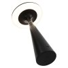 LED stolní lampa JASON, nabíjecí, černá