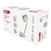 LED stolní lampa ABBIE, nabíjecí, bílá