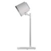 LED stolní lampa ABBIE, nabíjecí, bílá