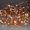 Výprodej Solight vánoční řetěz měděný, 50x mini LED, 5m, 3 x AA, teplé světlo