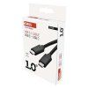 Nabíjecí a datový kabel USB-C 3.1 / USB-C 3.1, 1 m, černý