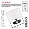 LED reflektor TAMBO se senzorem pohybu, 30 W, 3000 lm, černý