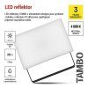 LED reflektor TAMBO, 20 W, 2000 lm, IP65, černý