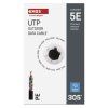 Datový kabel UTP 5E, outdoor, 305m