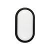 LEDMED Přisazené ekonomické LED svítidlo OVAL LED BASE 12W černá
