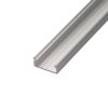 LED profil N14 - nástěnný stříbrný - Profil bez krytu 2m