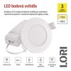 LED bodové svítidlo LORI 4,5W 345LM IP65 CCT bílá