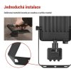 LED reflektor VISIO s pohybovým čidlem, 20 W, černý, neutrální bílá