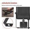 LED reflektor VISIO s pohybovým čidlem, 30 W, černý, neutrální bílá