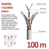 Datový kabel UTP CAT 5E PVC Basic, 100m