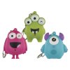 LED klíčenka - příšerky se zvukem, 18 ks, display box