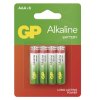 Alkalická baterie GP Alkaline AAA (LR03), 8 ks