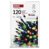 LED vánoční řetěz, 12 m, venkovní i vnitřní, multicolor, programy, časovač