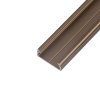 LED profil N14B nástěnný bronzový - Profil bez krytu 1m