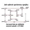 T spojka pro 3F lištu - Bílá zadní pravá