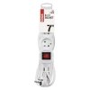 Prodlužovací kabel 7 m / 3 zásuvky / s vypínačem / bílý / PVC / 1 mm2