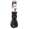 Prodlužovací kabel 5 m / 3 zásuvky / černý / PVC / 1 mm2