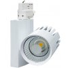 20W,1800lm,100mm,215mm,20W COB,Bílý 3-fázový lištový LED reflektor 20W denní bílá