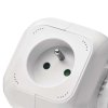 Prodlužovací kabel - kostka 1,9 m / 4 zásuvky / bílý / PVC / s USB / 1 mm2