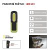 COB LED + LED nabíjecí prac. svítilna P4531, 400 lm, 2000 mAh