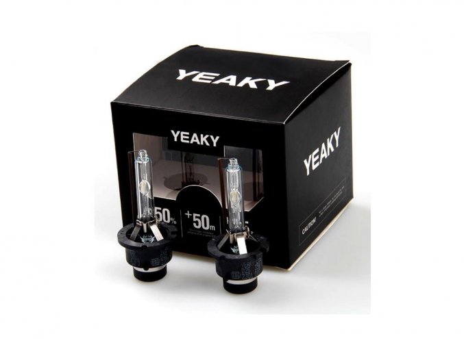 Xenonová výbojka Yeaky +50% Power, D2S, 6500K, 2 ks výbojek