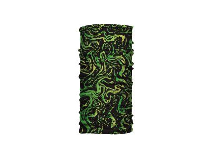 Šatka CTM WRAP, Graphite neónová