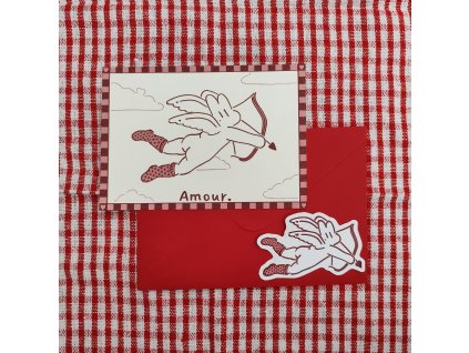 Valentýnské přáníčko - amorek