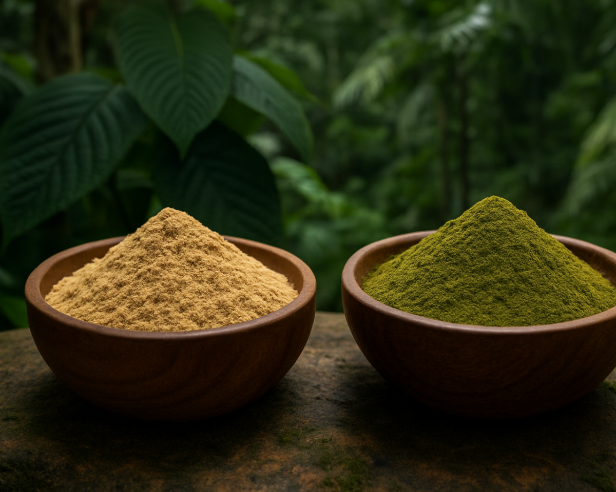 Kratom a kava kava: Srovnání účinků, bezpečnosti a dostupnosti