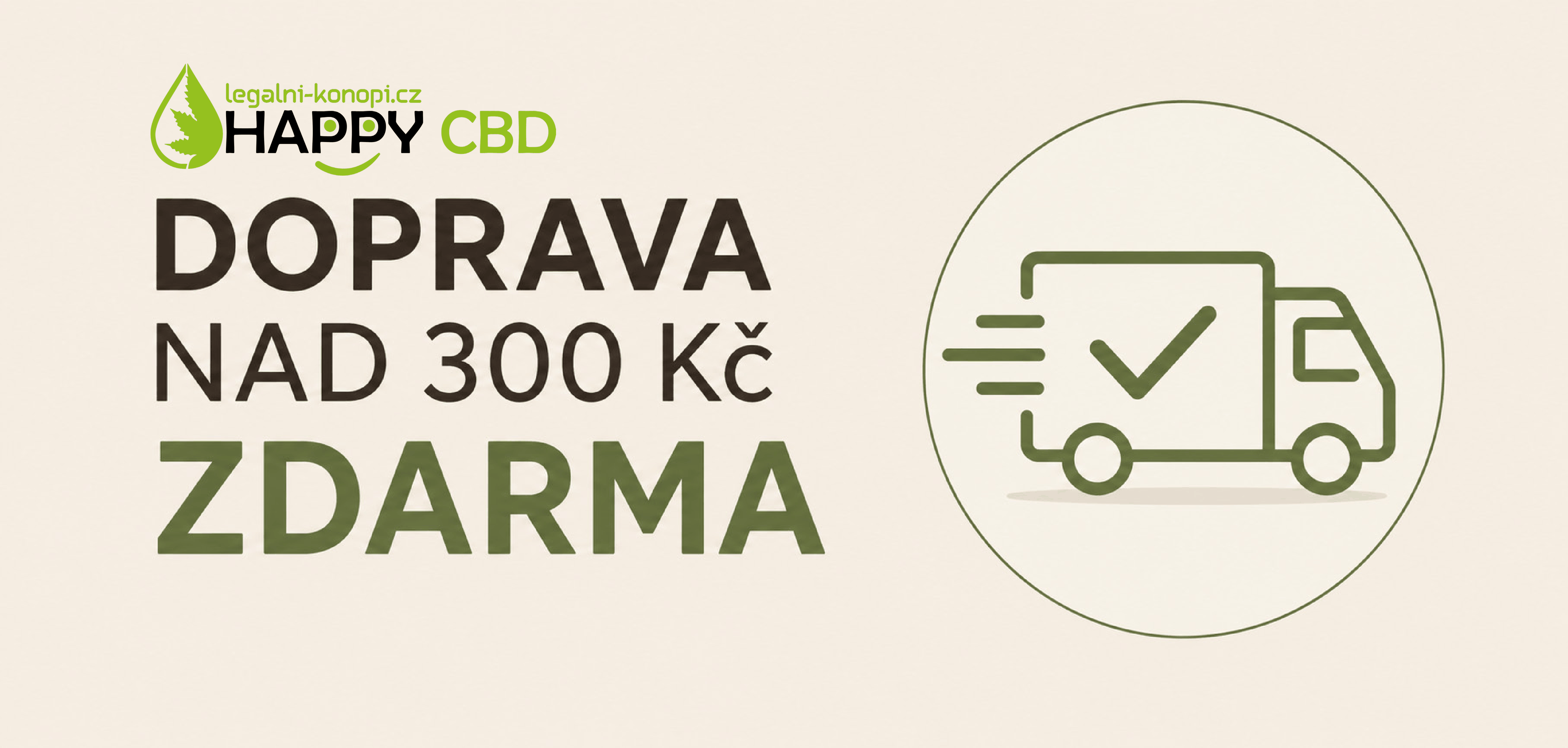 Doprava ZDARMA od 300 Kč