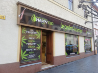 Interiér prodejny HappyCBD