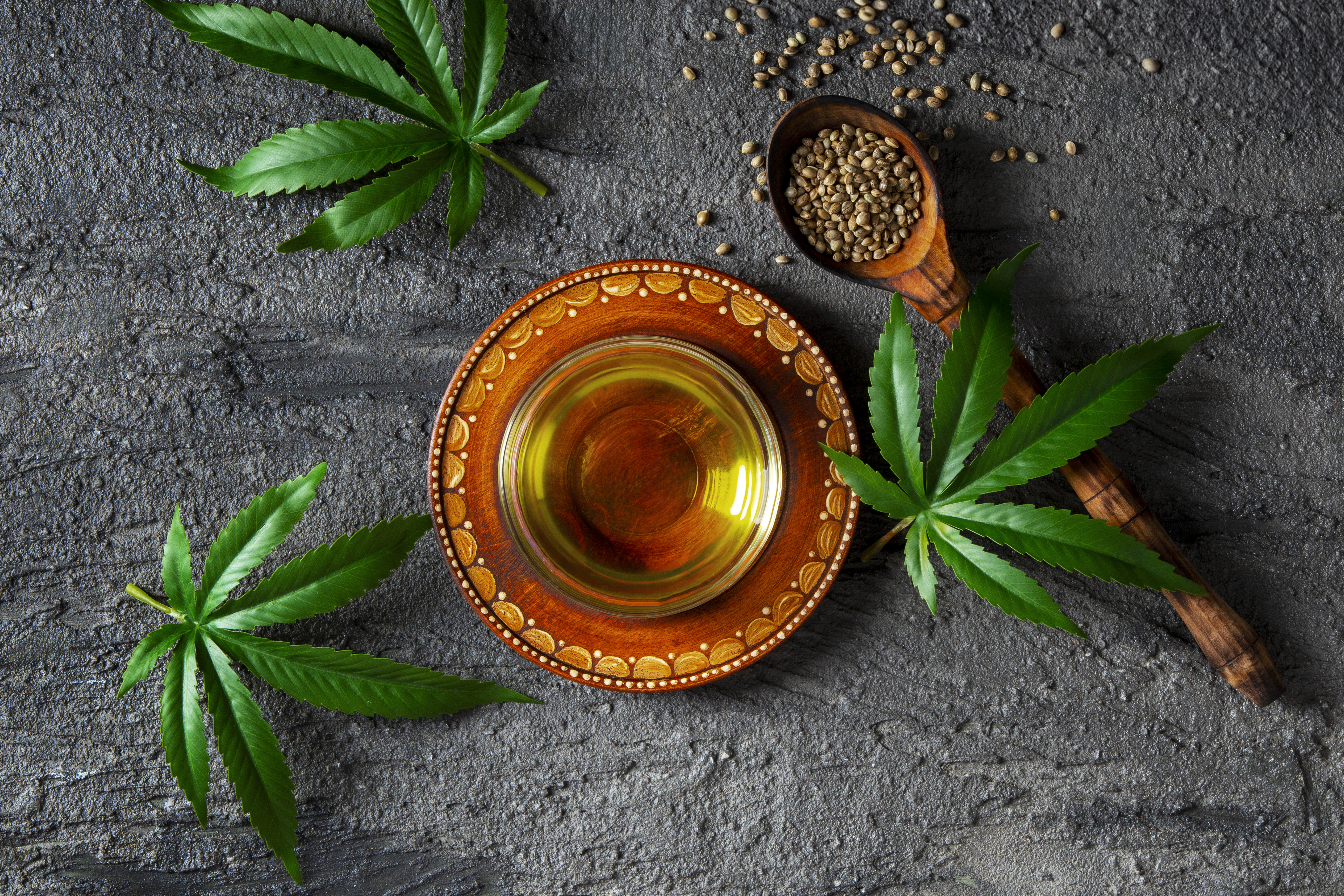top-view-cbd-treatment-still-life