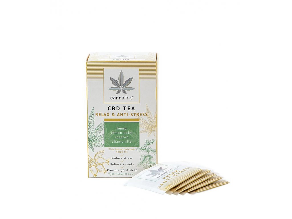 CBD čaj relax a anti-stress 20x1,5g