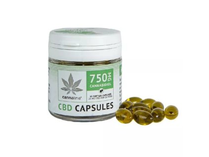 CBD kapsle cannaline - 30 kapslí 750mg