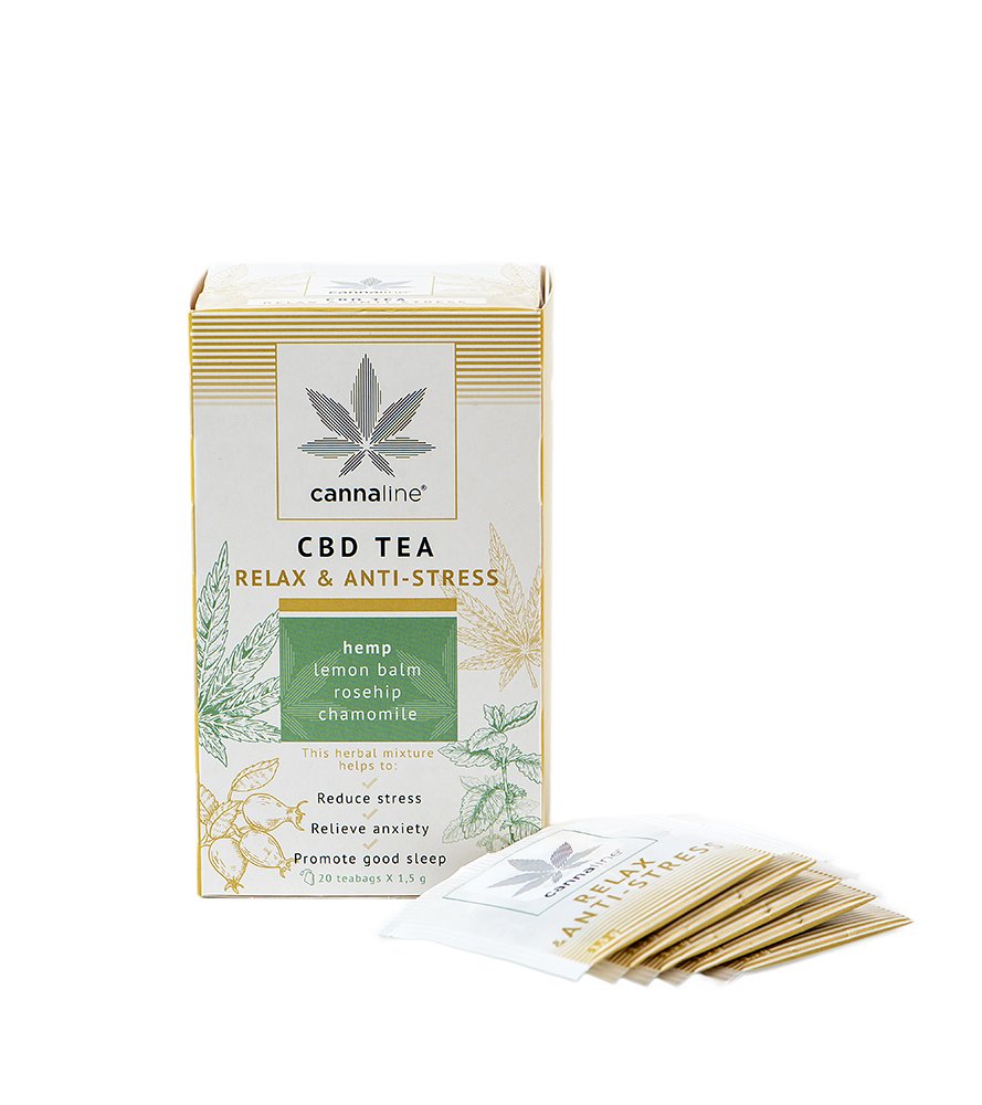 CBD čaj relax a anti-stress 20x1,5g