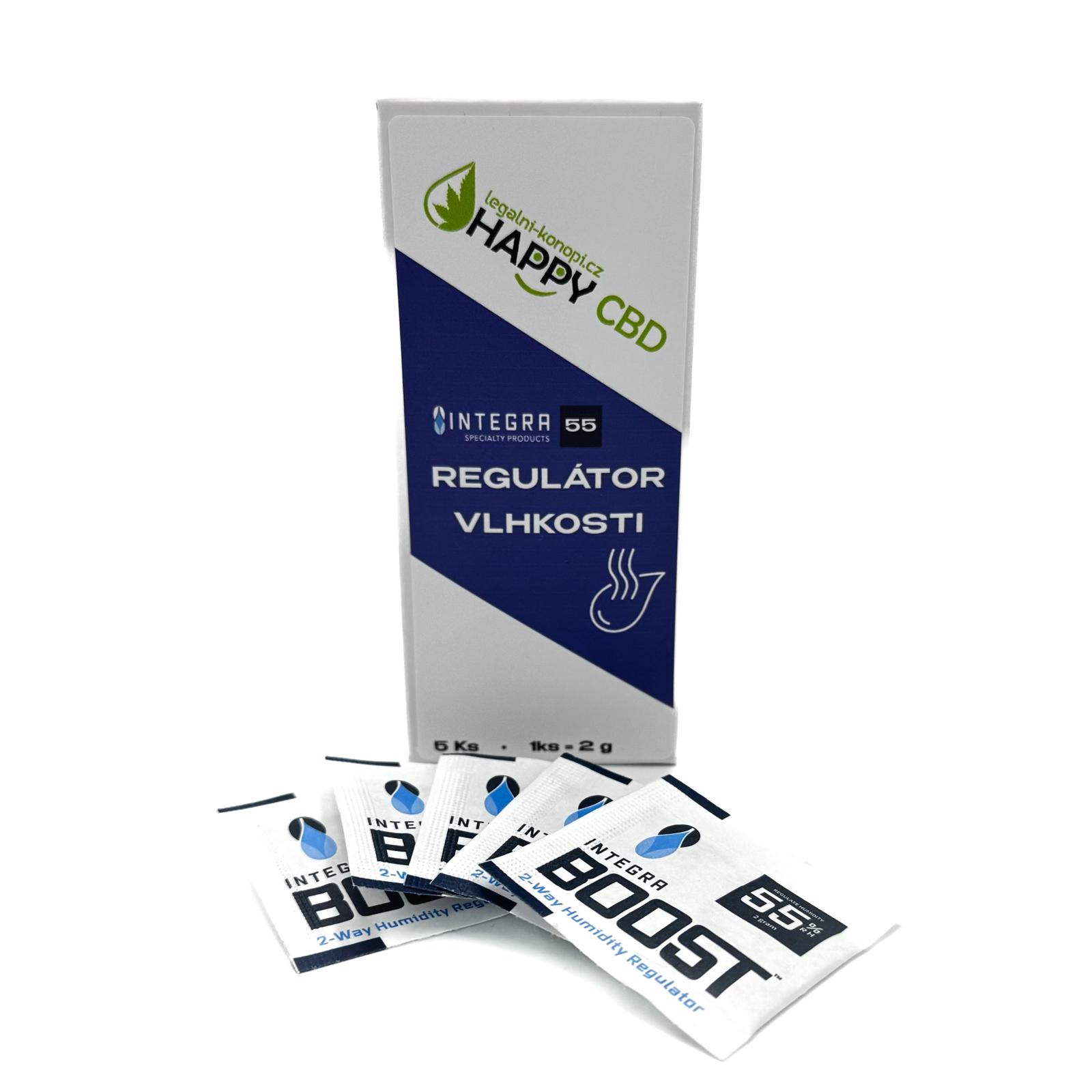 HappyCBD Regulátor vlhkosti Integra Boost 55% 2g 5ks