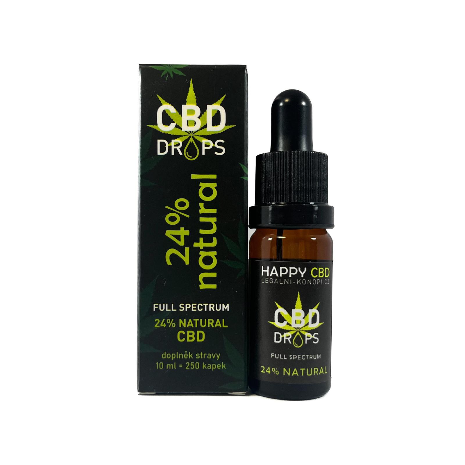 24% CBD olej Full-spectrum