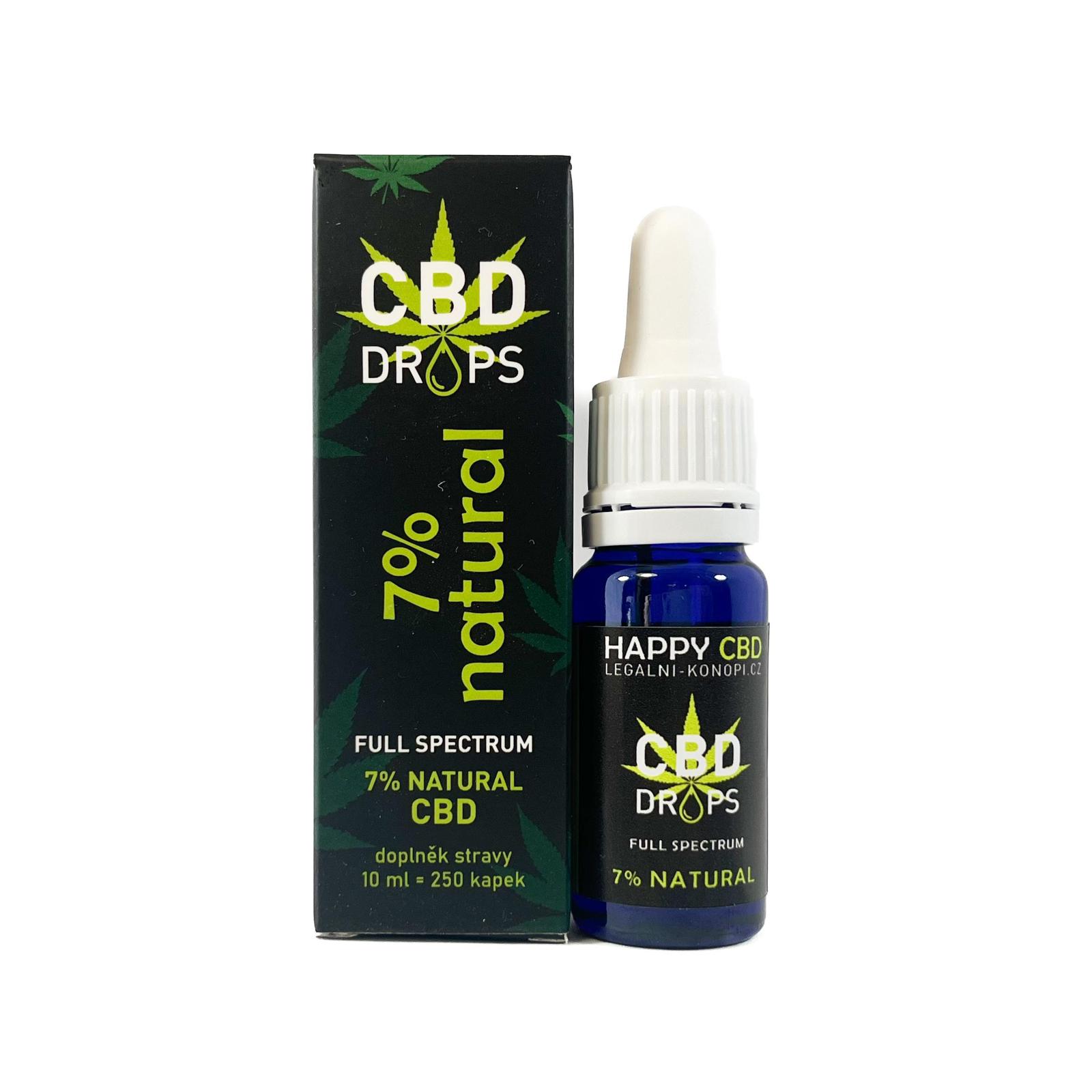 7% CBD olej full-spectrum