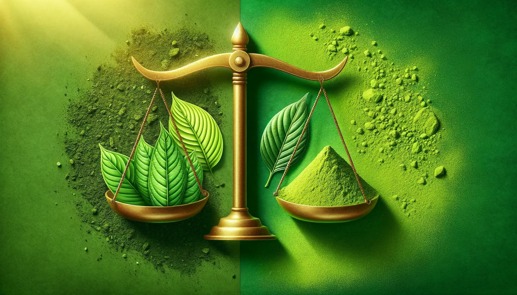Kratom vs. Matcha | Který zelený gigant vás nabije energii?