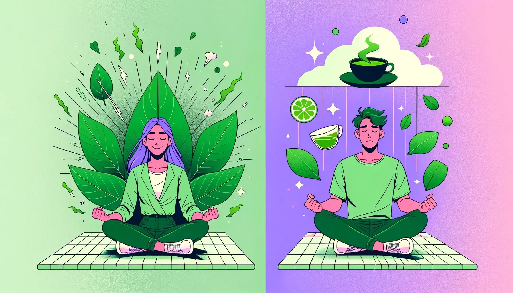 Kratom vs. Matcha | Který zelený gigant vás nabije energii?