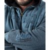 Mikina Heavy Zip Devils Stonewashed Bostomix Fleece (Barva Černá, Velikost 2XL)