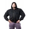 Mikina Heavy Zip Devils Stonewashed Bostomix Fleece (Barva Modrá, Velikost XL)