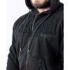 Mikina Heavy Zip Devils Stonewashed Bostomix Fleece (Barva Černá, Velikost 2XL)