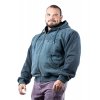 Mikina Heavy Zip Devils Stonewashed Bostomix Fleece (Barva Černá, Velikost 2XL)