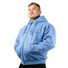 Mikina Heavy Zip Devils Stonewashed Ottomix Fleece (Barva Modrá, Velikost XL)