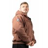 Mikina Heavy Zip Devils Stonewashed Ottomix Fleece (Barva Modrá, Velikost XL)