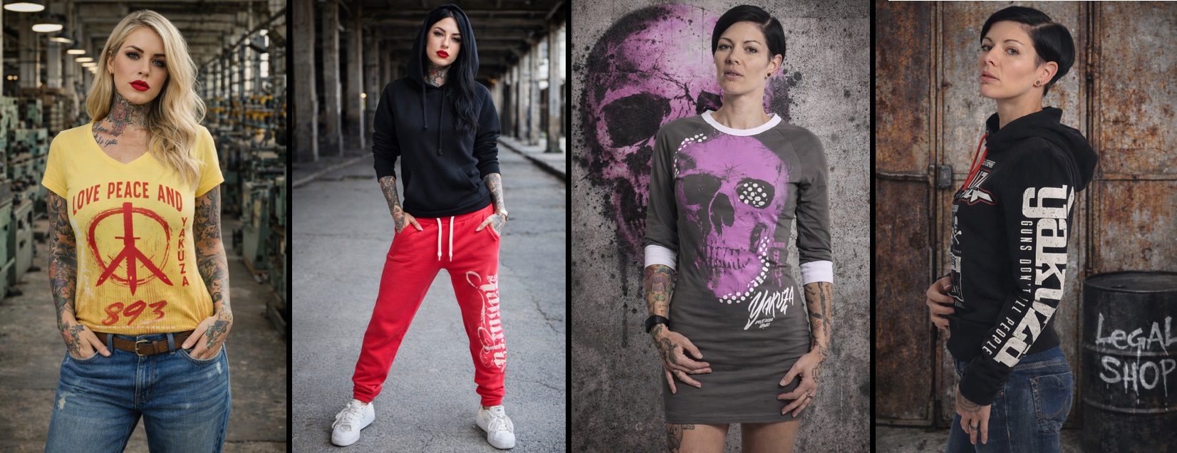 DÁMSKÉ OBLEČENÍ YAKUZA