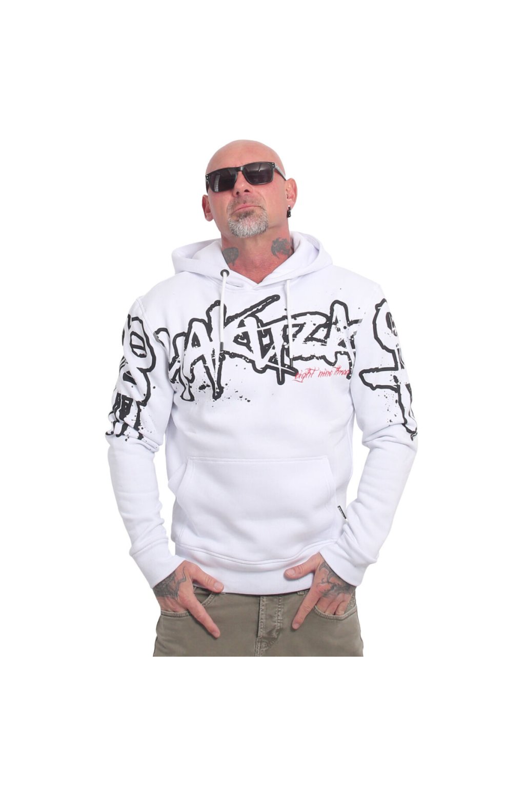 Pánská mikina Yakuza Tagged 24002 white